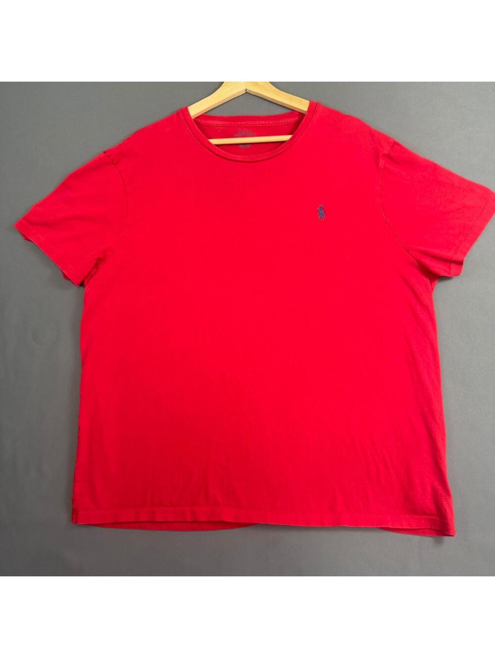 Ralph Lauren Crew Neck Short Sleeve Red T-Shirt True Red XXL